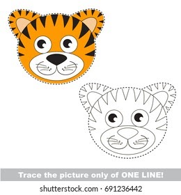Transhu: Tiger Cartoon Face Easy
