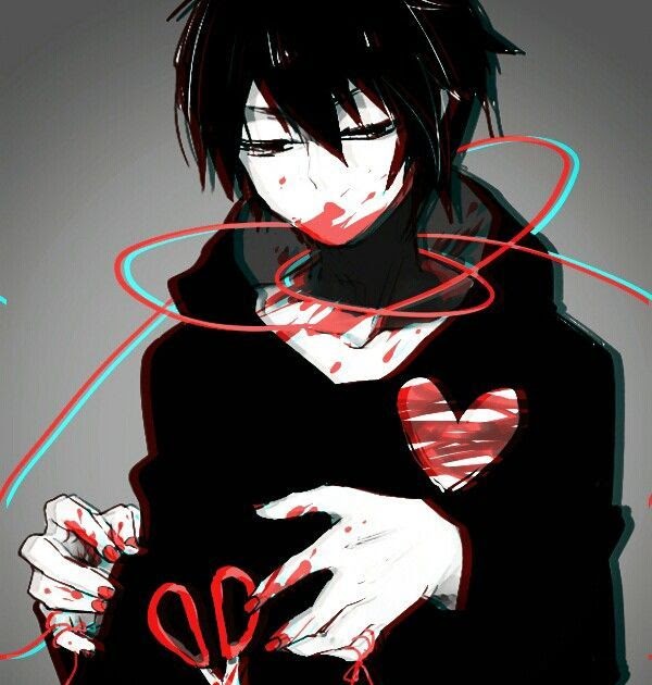 Dark Anime Broken Hearted Sad Anime Boy Wallpaper - Anime Keren