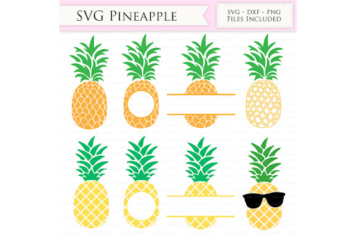Download Free Pineapple Svg Files Tropical Summer Pineapple Monogram Crafter File SVG Cut Files