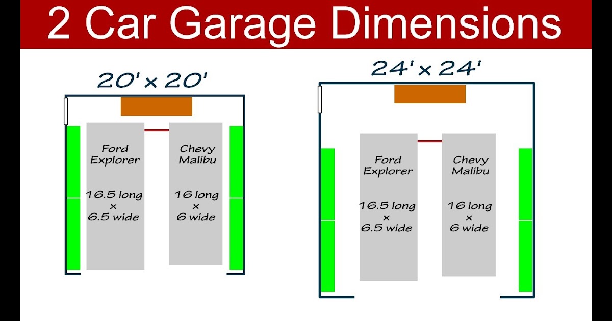 Typical 2 Car Garage Door Dimensions My Hobby