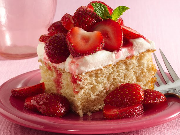 Strawberry Shortcake Squares