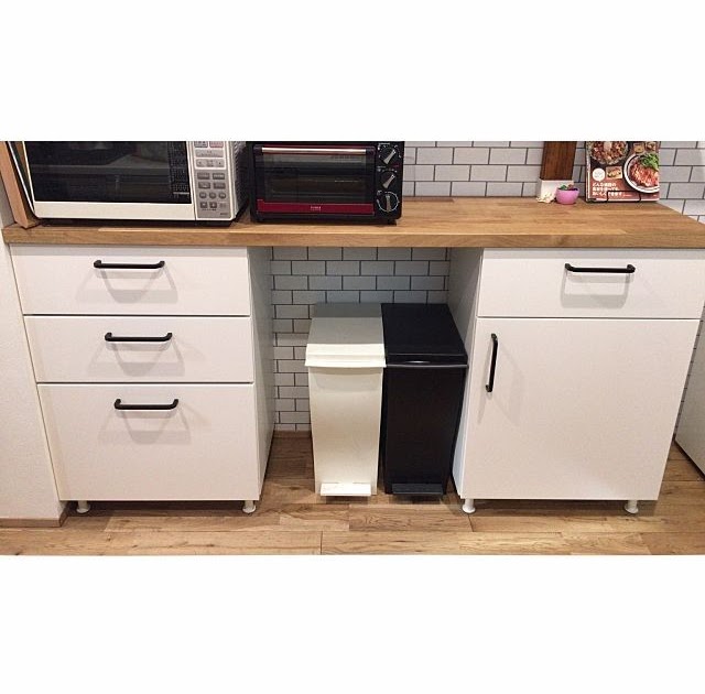 Ikea キッチンカウンター ゴミ箱 Kitchin