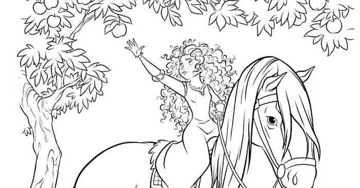 Princesa Valiente Para Colorear Imagenes Para Colorear Para