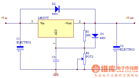Lm317 Voltage Regulator Schematic - PCB Designs