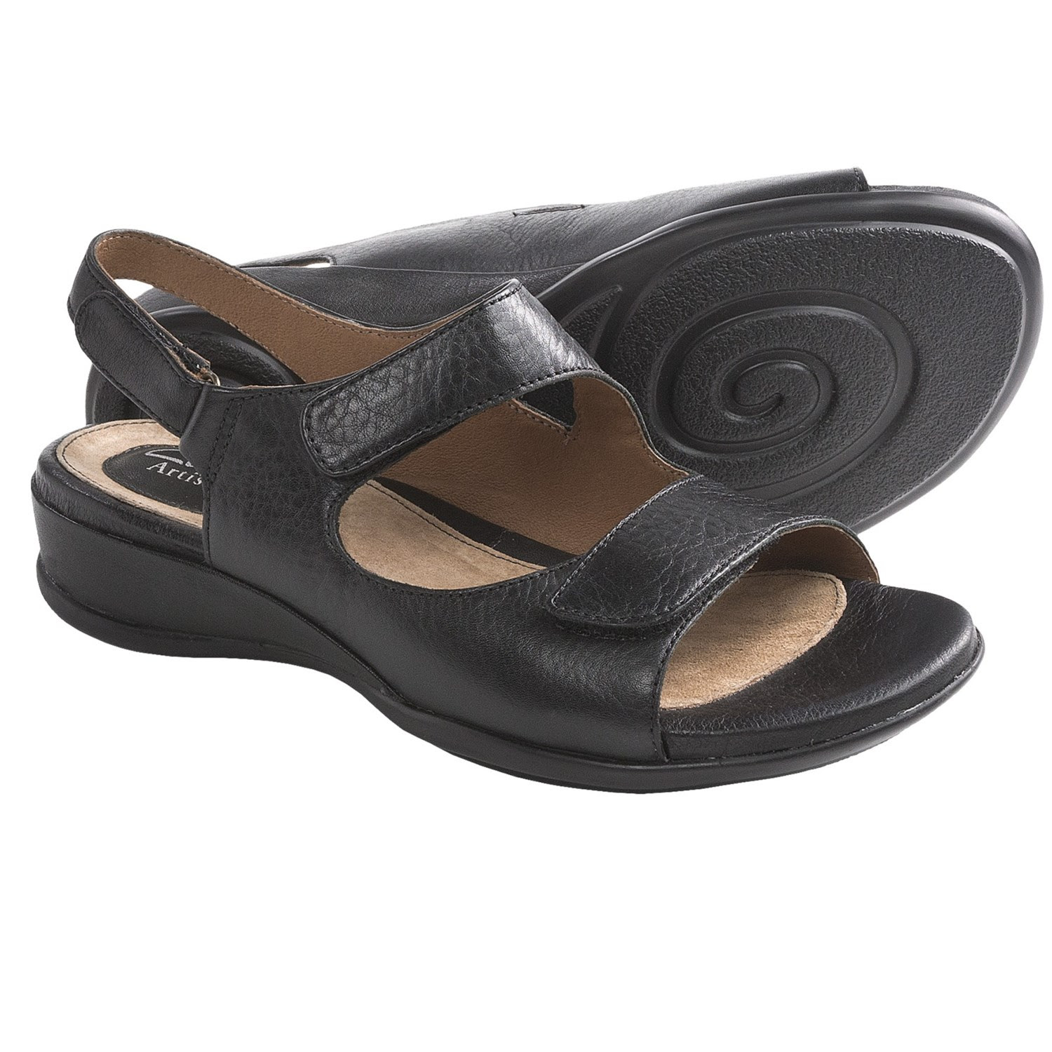 Leather Sandals Clarks Ladies Walking Sandals