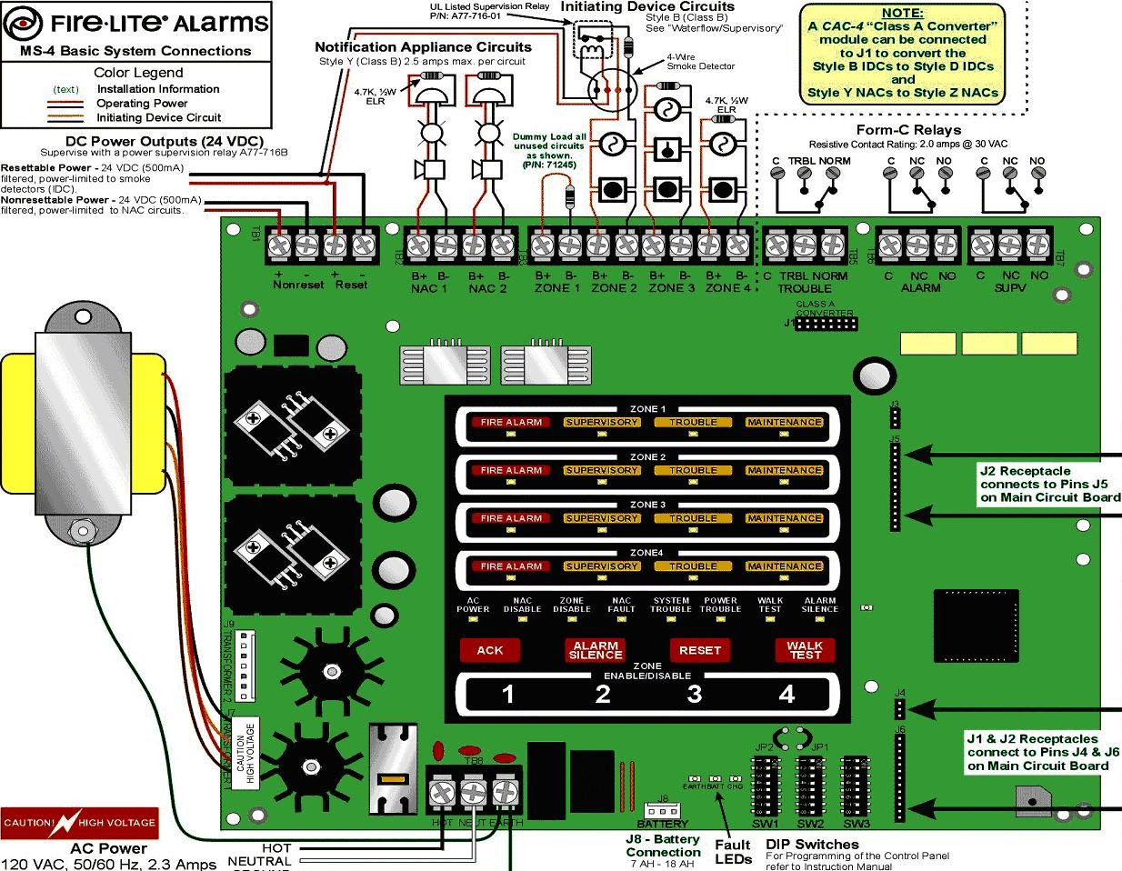 Honeywell Fire Alarm System Wiring Diagram Pdf