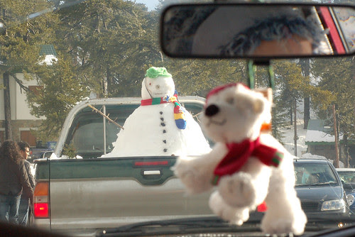 snowmobile? mobile snowman?