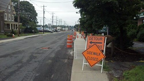 Big Y: getting ready to pave RT 140