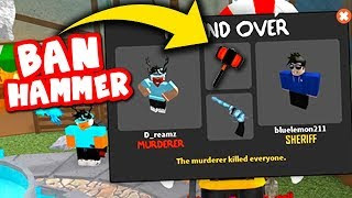 Ban Hammer In Roblox - ban hammer code for roblox for assassin