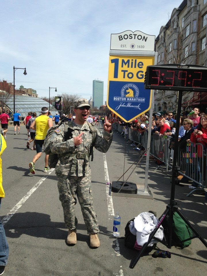 Good Newsz Only Soldiers Who Ran Boston Marathon Carrying 40 Pounds As