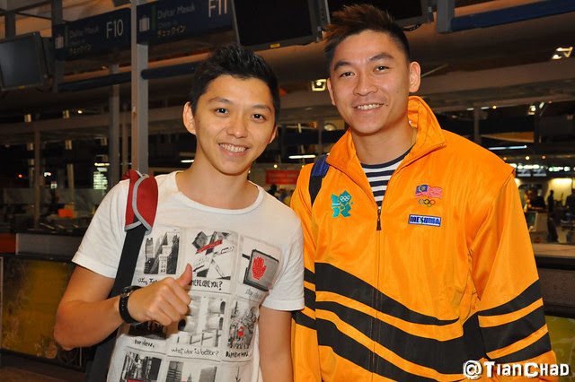 Dato' Lee Chong Wei LCW London 2012 Olympic Games Airport Send off by SGB