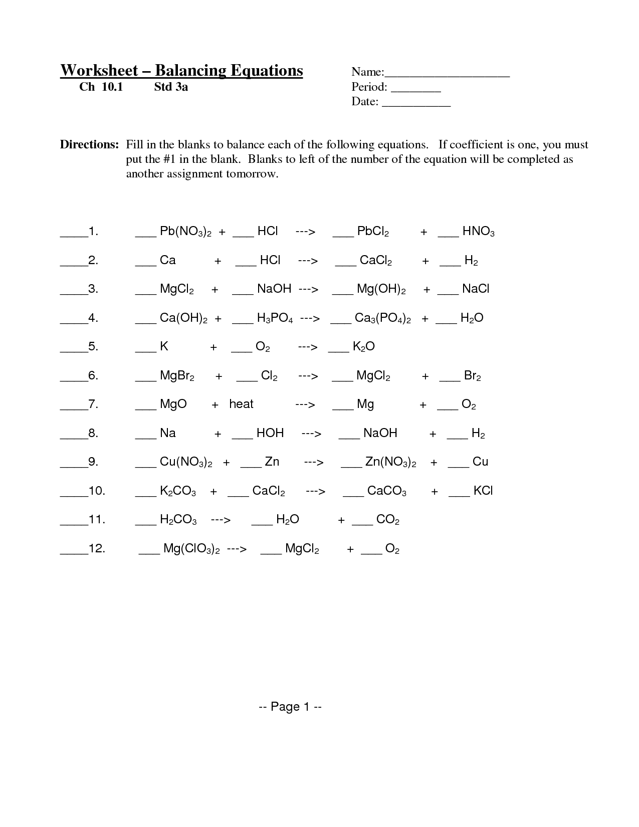 balancing-equations-and-types-of-reactions-worlsheet-key-35-types-of-reactions-worksheet