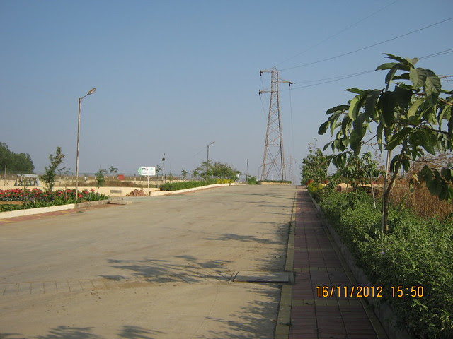 Internal Road of Belleza Bungalow Plots at Kanhe