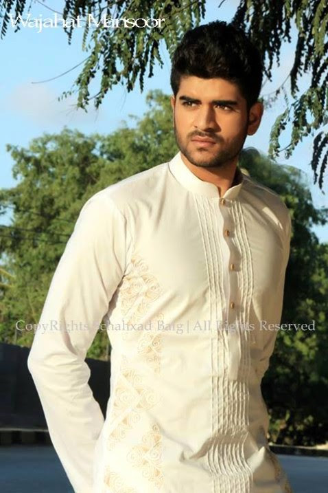 Wajahat-Mansoor-Latest-Summer-Eid-Kurta-Pajama-Salwar-Kameez-Collection-2014-Mens-Boys-4 Wajahat-Mansoor-Latest-Summer-Eid-Kurta-Pajama-Salwar-Kameez-Collection-2013-Mens-Boys-4