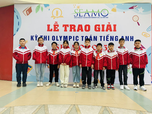 Thành tích của học sinh Trường Tiểu học Đa Mai trong Kỳ thi Olympic Toán  Tiếng Anh SEAMO vòng Quốc ...