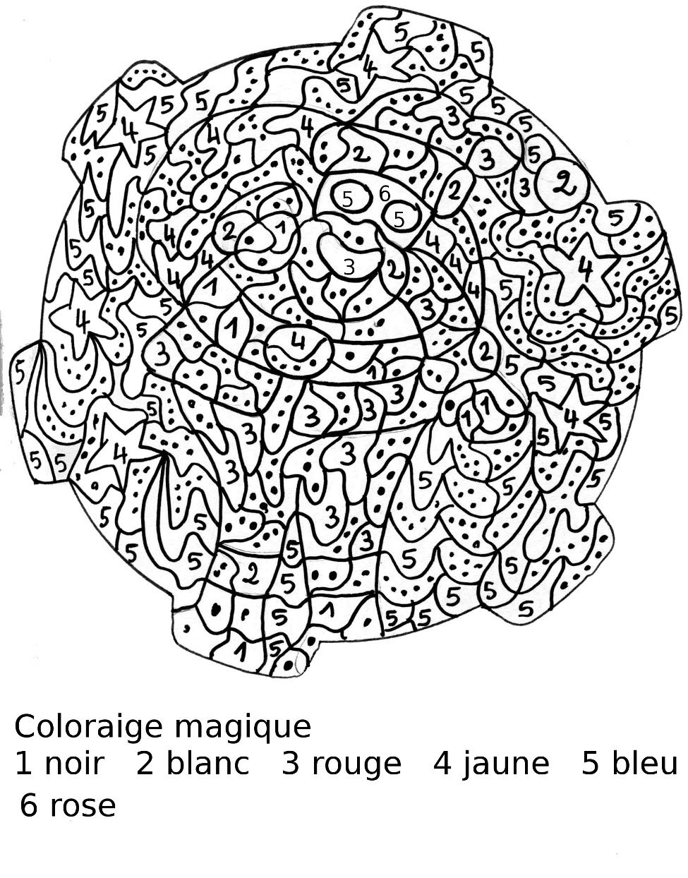 Inspiration Coloriage Par Numero A Imprimer | Haut ...