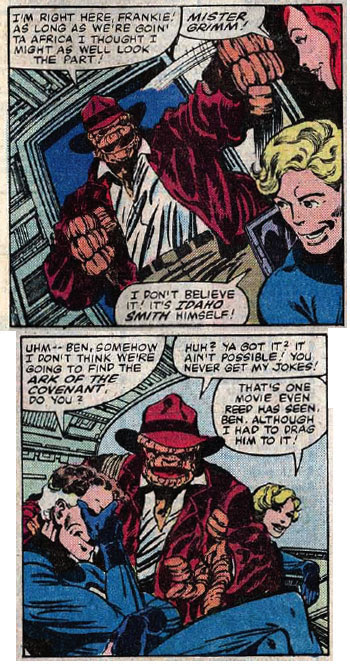 Fantastic Four #241 panels