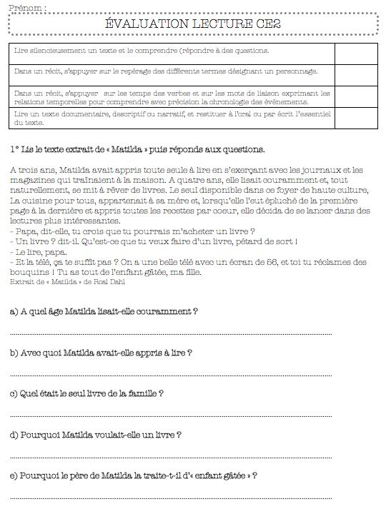 Lecture Compréhension Ce2 Texte Et Questions Pdf Texte Avec Questions De Compréhension Ce2 Pdf - Exemple de Texte
