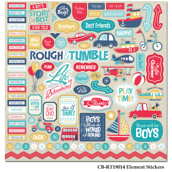 Rough and Tumble - Element Stickers