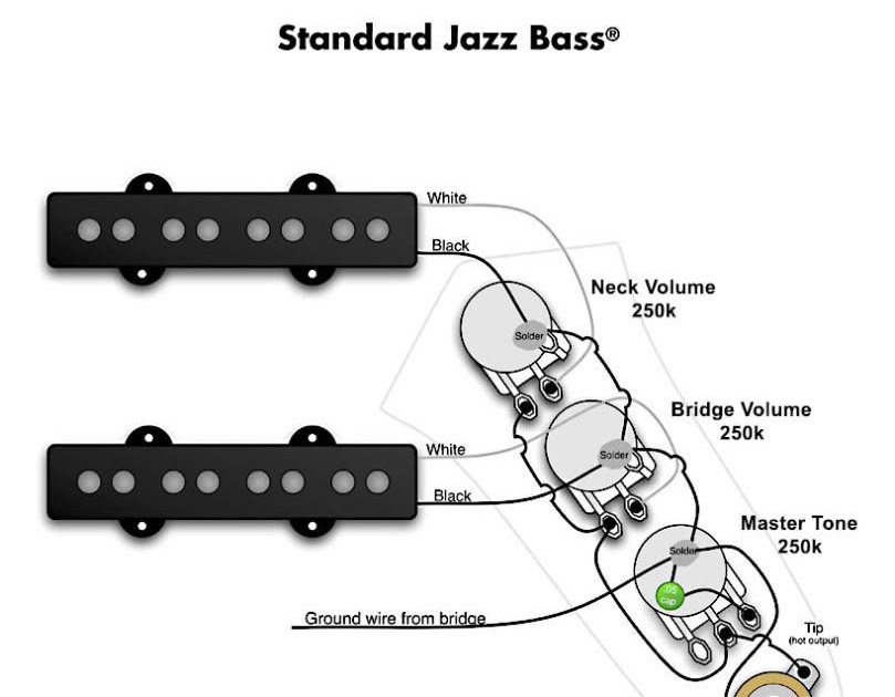 Fender Precision Bass Wiring Diagram - IZNI-RADZ