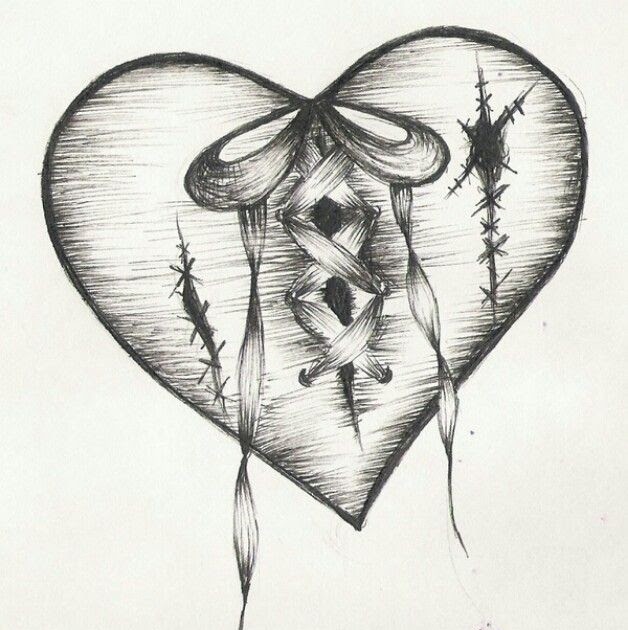 Desamor Dibujos De Corazones Rotos A Lapiz Faciles ~ news word