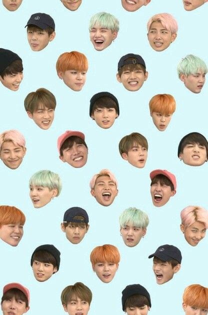 Bts Uwu Wholesome Meme Collage Art Print By Obviouslysarah Redbubble