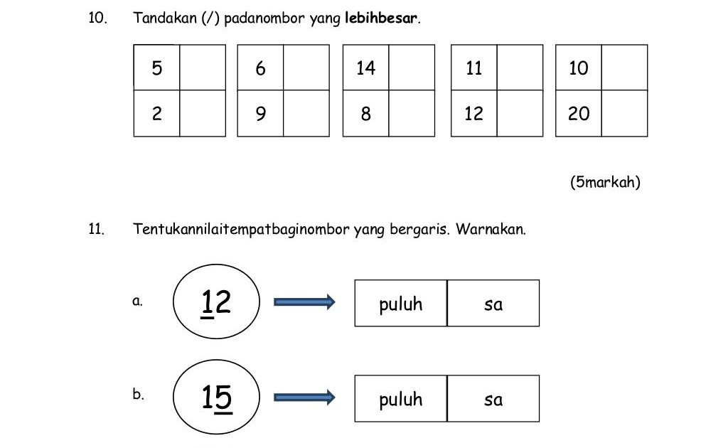 Bank Soalan Matematik Tahun 6 Sjkc  Syurat e