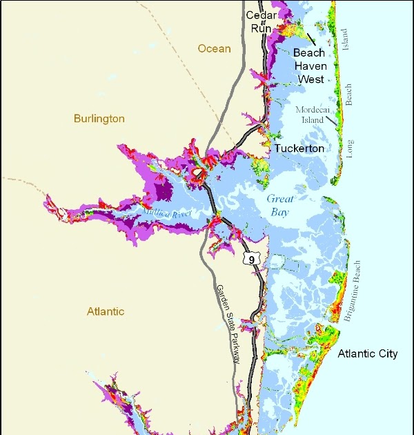 29 New Jersey Coast Map - Maps Database Source