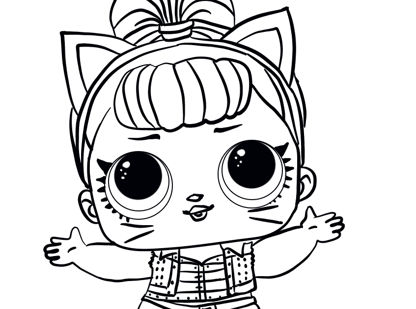 Lol Doll Coloring Pages Troublemaker - Coloring and Drawing