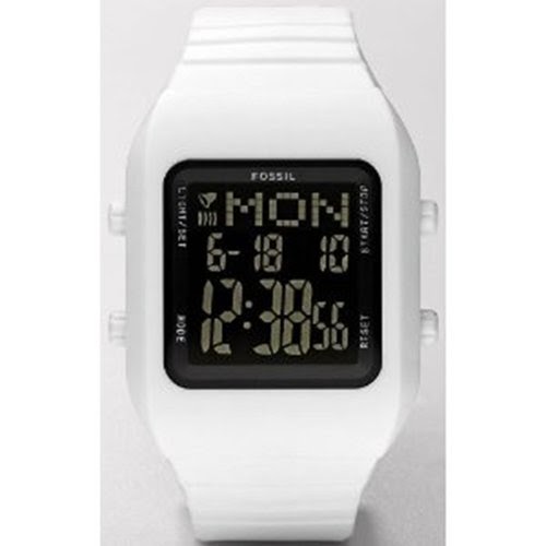 fossil digital square watch