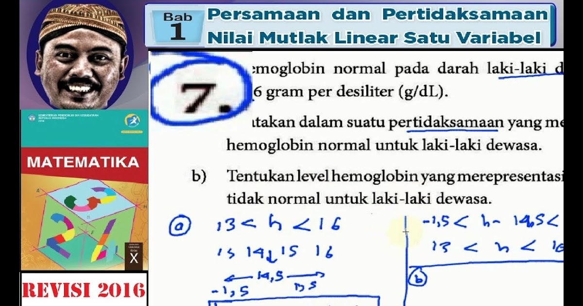 Soal Hots Persamaan Dan Pertidaksamaan Nilai Mutlak Linear Satu