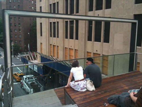 1 of the overlooks along High Line's new section