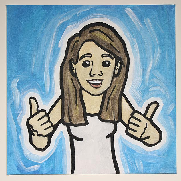 i'm pretty enthusiastic about my own face.
