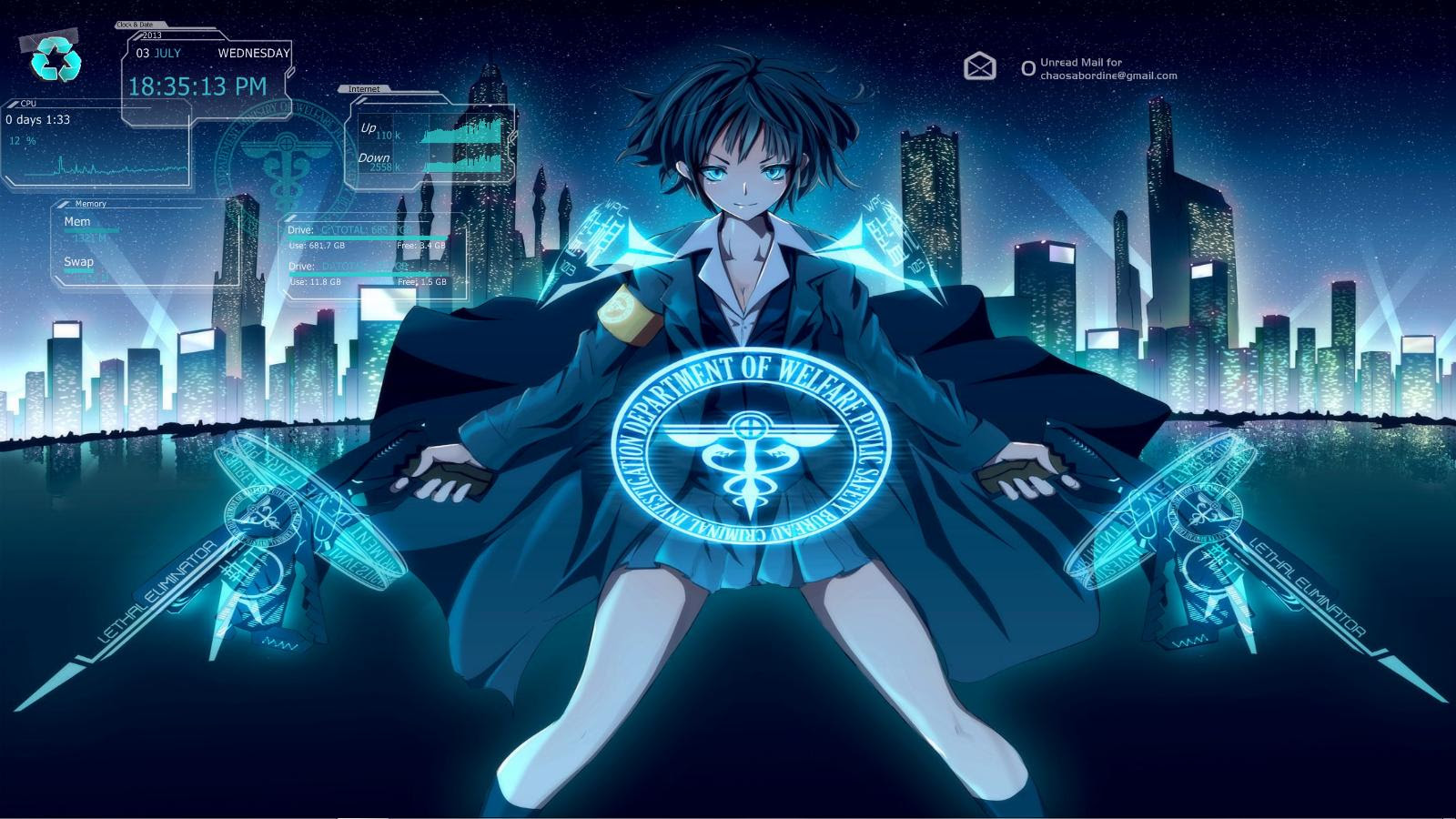Anime Wallpaper Rainmeter - Anime Wallpaper