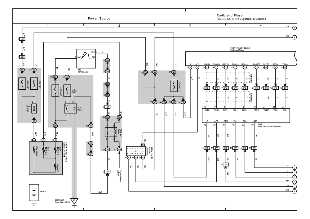 2004 Lexus Wiring Diagram