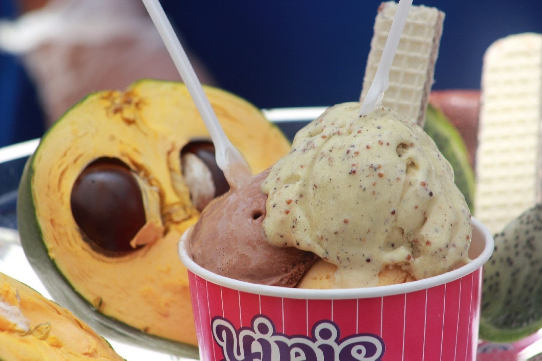 Municipalidad de Lima promueve el consumo de helados saludables.