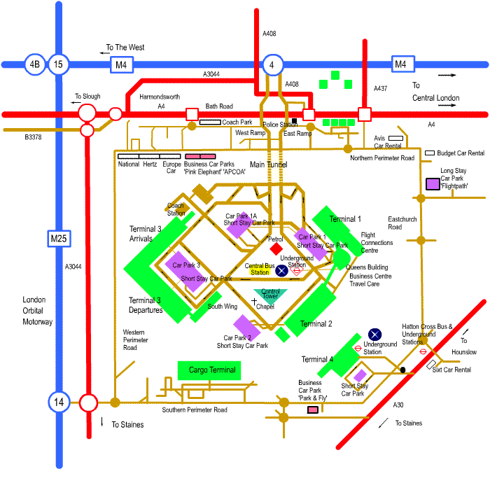 London Heathrow Airport Map World Map 07