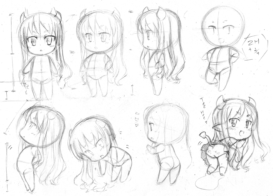 Anime Chibi Couple Poses