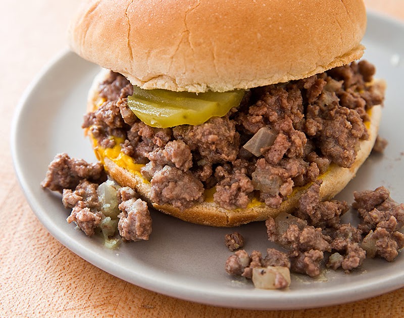 Barbecue Ground Beef Loose Sandwiches - Smoky Sloppy Joes ...