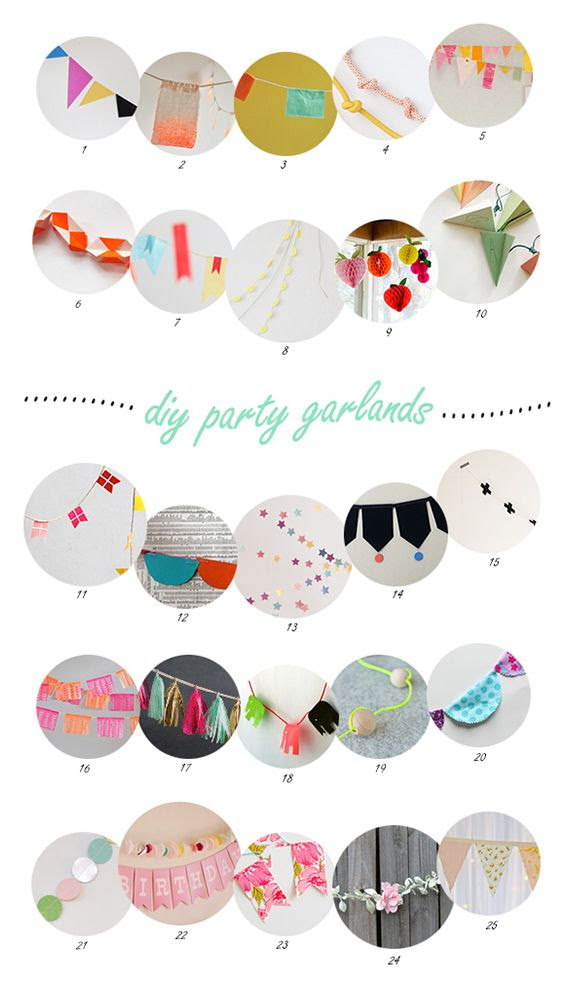 25 party garlands