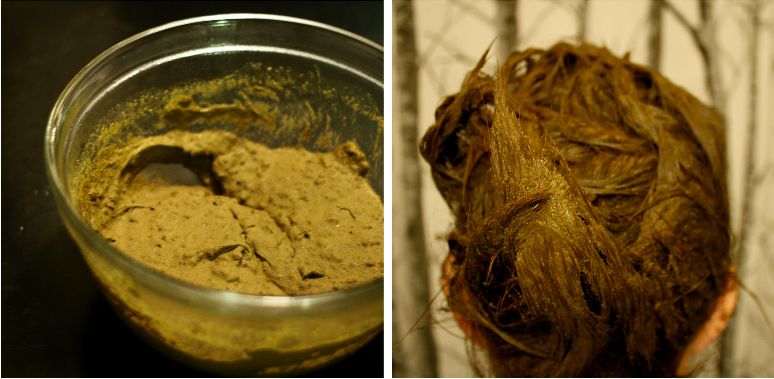 henna hair dye process
