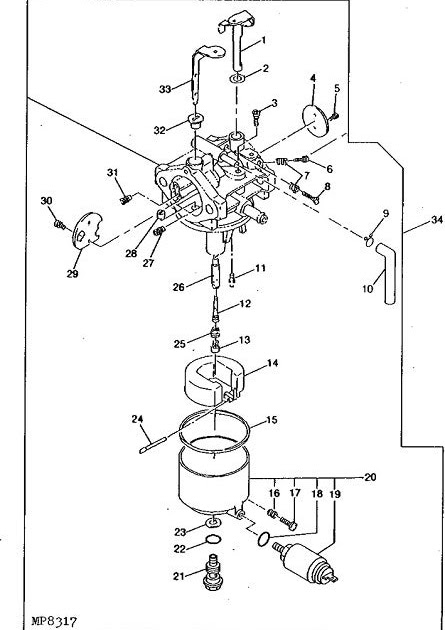 John Deere Carburetor Diagram - Wiring Diagram