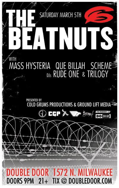 The Beatnuts,Chicago,Hip Hop,Darkroom,DJ Trilogy,Scheme,Rude One,Que Billah,Mass Hysteria