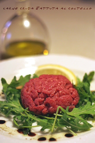 Carne cruda battuta