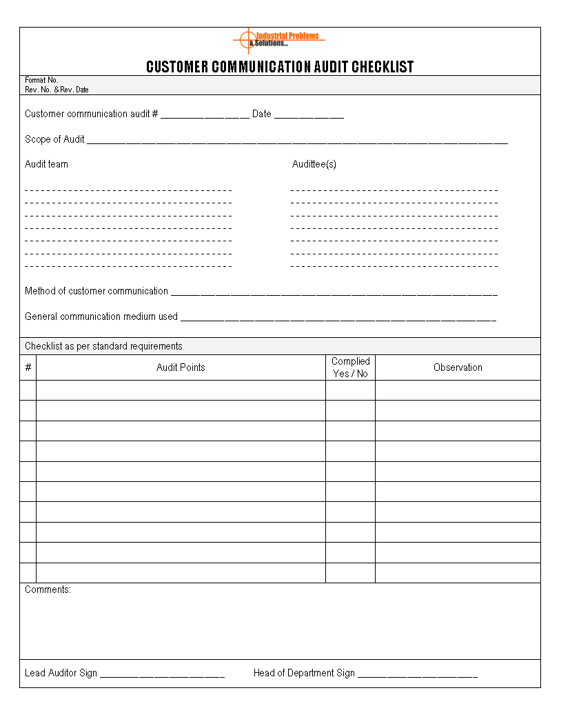 communication-audit-report-template-hq-template-documents