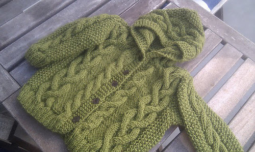 Green cardi