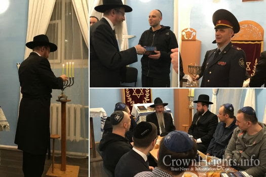 בילד: חנוכה–ליכט אין וועלט'ס עלטסטע טורמע בילד: חנוכה–ליכט אין וועלט'ס עלטסטע טורמע