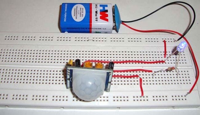 Electronic Circuits and Projects PIR Sensor Based Motion Detection Circuit Circuit Diagram