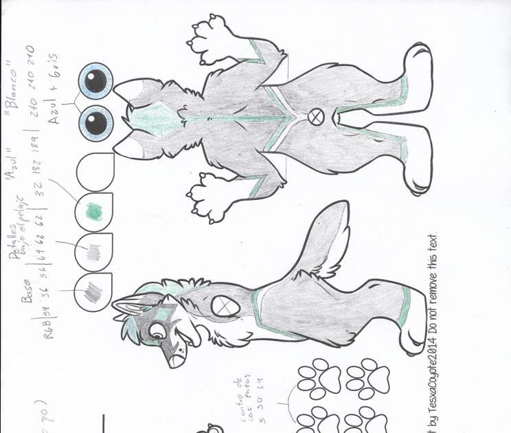 Furry Bat Ref Sheet Base - Iwish for