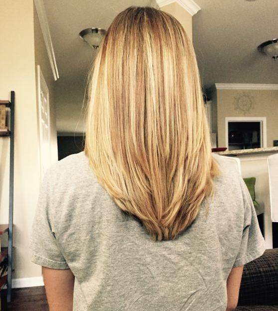 V Cut Hairstyle Front And Back